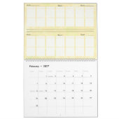 Zwillings-Schwangerschafts-Kalender Kalender (Feb 2027)