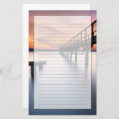 Zwillings-Spucken Briefpapier (Vorne/Hinten)