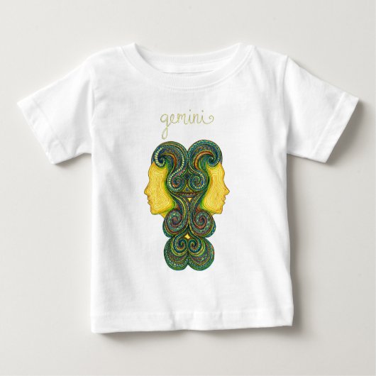 Zwillings-Symbol Baby T-shirt (Vorderseite)