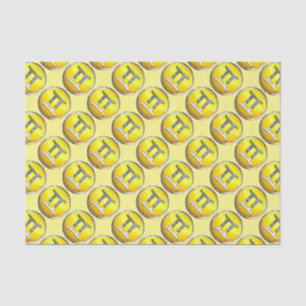 Zwillings-Symbol Seidenpapier