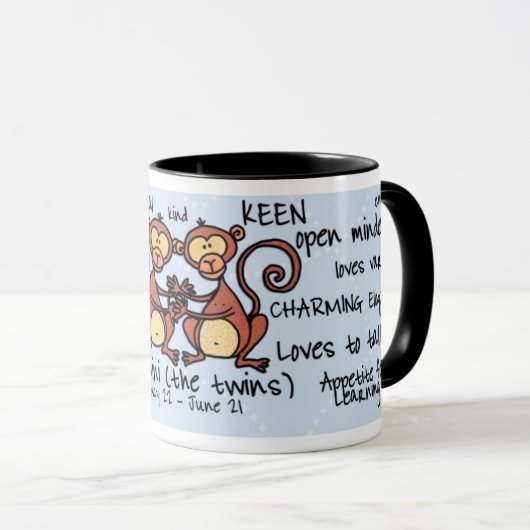 Zwillings-Tasse Tasse (VorderseiteRechts)