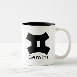 Zwillings-Tasse Zweifarbige Tasse