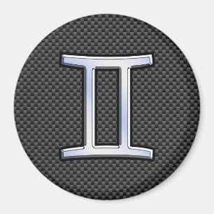 Zwillings-Tierkreis-Zeichen auf Magnet