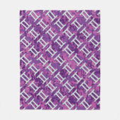 Zwillings-Tierkreis-Zeichen auf rosa Fleecedecke (Vorderseite)