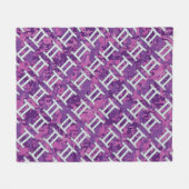 Zwillings-Tierkreis-Zeichen auf rosa Fleecedecke (Vorderseite (Horizontal))