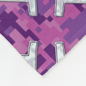 Zwillings-Tierkreis-Zeichen auf rosa Fleecedecke (Ecke)