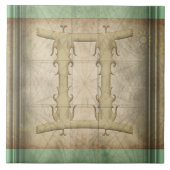 Zwillings-Tierkreis-Zeichen Fliese (Vorderseite)