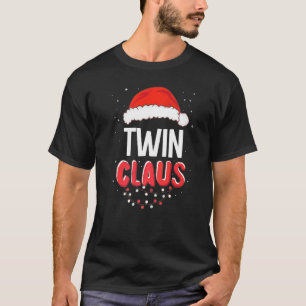 Zwillings-Weihnachtsmann-Weihnachts-Passende Kostü T-Shirt