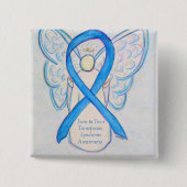 Zwillings-Zwillingsband-Button zur Sensibilisierun Button (Vorderseite)