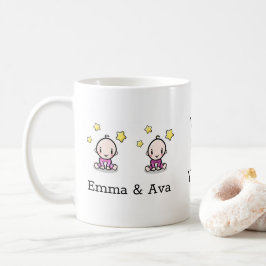 Zwillingsbabys: Liebe Mama Tasse, Kaffee Tasse