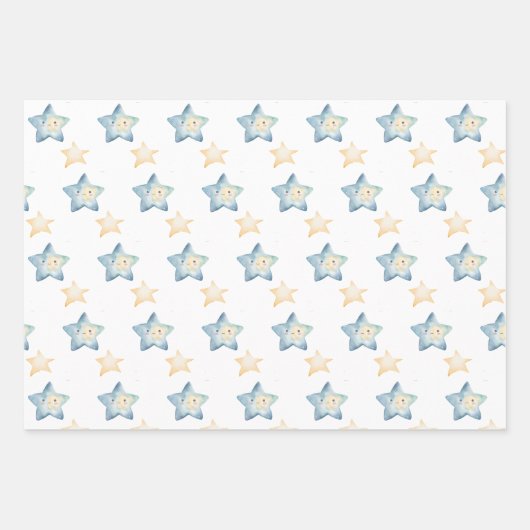 Zwillingsbabys mit Colour Baby Shower oder New Bab Geschenkpapier Set (Vorderseite 2)