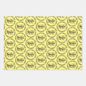 Zwillingsband-Set aus 3 Zwillingsband Geschenkpapier Set (Vorderseite 2)