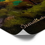 Zwillingsbären in einem sonnigen Waldgebiet Poster (Ecke)