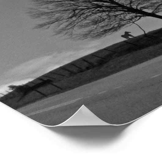 Zwillingsbäume Poster (Ecke)