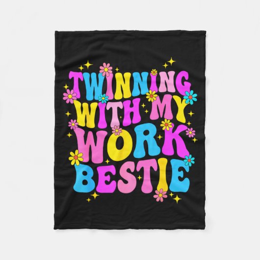 Zwillingsbildung mit meinem Arbeitskollegen, dh Sr Fleecedecke (Vorderseite)