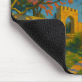 Zwillingsblüten - Stille Gartenpfade Mousepad (Ecke)