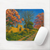 Zwillingsblüten - Stille Gartenpfade Mousepad (Mit Mouse)