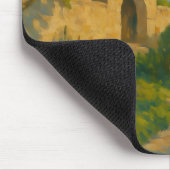 Zwillingsblüten - Stille Gartenpfade Mousepad (Ecke)