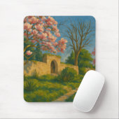 Zwillingsblüten - Stille Gartenpfade Mousepad (Mit Mouse)