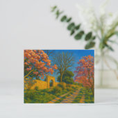 Zwillingsblüten - Stille Gartenpfade Postkarte (Stehend Vorderseite)