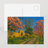 Zwillingsblüten - Stille Gartenpfade Postkarte (Vorne/Hinten)