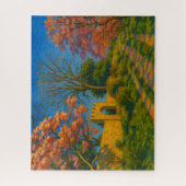 Zwillingsblüten - Stille Gartenpfade Puzzle (Vertikal)