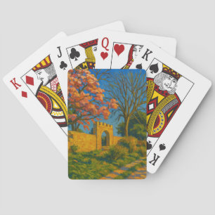 Zwillingsblüten - Stille Gartenpfade Spielkarten