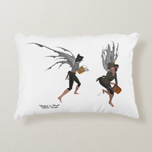 Zwillingsboy Rain Fee Kissen (Vorderseite)