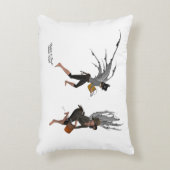 Zwillingsboy Rain Fee Kissen (Vorderseite(Vertikal))