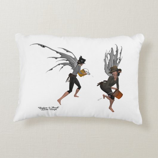 Zwillingsboy Rain Fee Kissen (Rückseite)