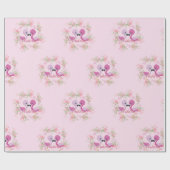 Zwillingsbrand in Rosa Geschenkpapier (Flach)
