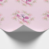 Zwillingsbrand in Rosa Geschenkpapier (Ecke)