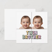 Zwillingsbruder Baby (Vorne/Hinten)