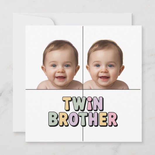 Zwillingsbruder Baby (Vorderseite)