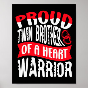 Zwillingsbruder Herzkrankheit Poster