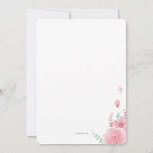 Zwillingsdusche Einladung (Rückseite)