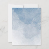 Zwillingsdusche, Sonne, Mond, Sterne RSVP Karte (Rückseite)