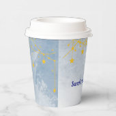 Zwillingsdusche Sun und Moon Thema Pappbecher (Rechts)