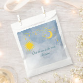 Zwillingsdusche - Über Sonne und Mond Geschenktütchen (Ausgeschnitten)