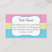 Zwillingsdusche - zwei Erbsen in einem Pod-Buch-An Begleitkarte (Rückseite)