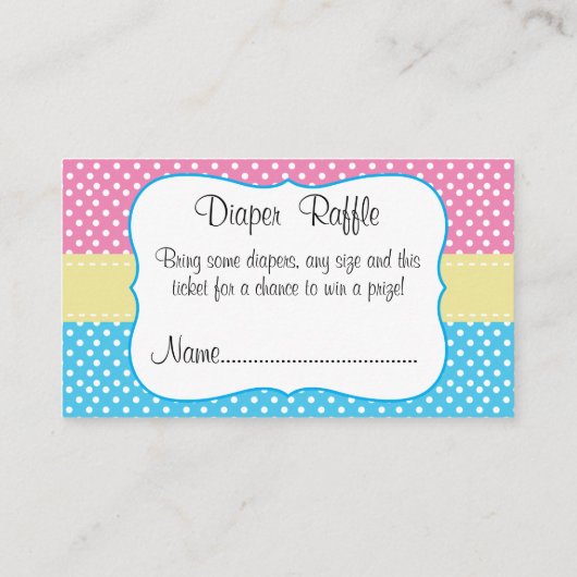 Zwillingsdusche - zwei Erbsen in einem Pod-Windeln Begleitkarte (Rückseite)