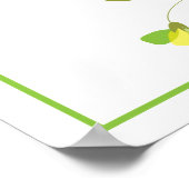 Zwillingserbse | Neutrales Banner Poster (Ecke)