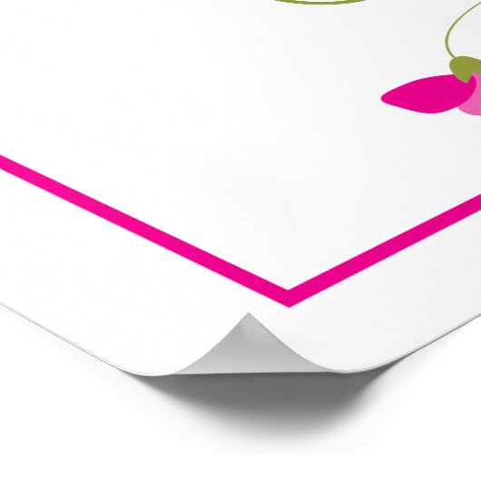 Zwillingserbse | Ping-Banner Poster (Ecke)