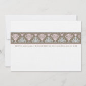 Zwillingsfeier und erste Kommunieinladung Einladung (Rückseite)