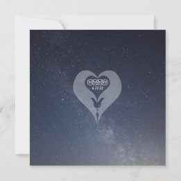 Zwillingsflame dank Tischkarten Save The Date