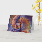 Zwillingsflame-Liebe Karte (Gelbe Blume)