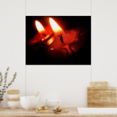 Zwillingsflame Poster (Küche)