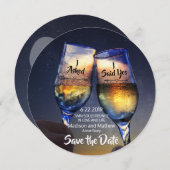 Zwillingsflame Speichern Sie die Daten Save the Da Save The Date (Vorne/Hinten)