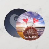 Zwillingsflame Speichern Sie die Daten Save The Date (Vorne/Hinten)