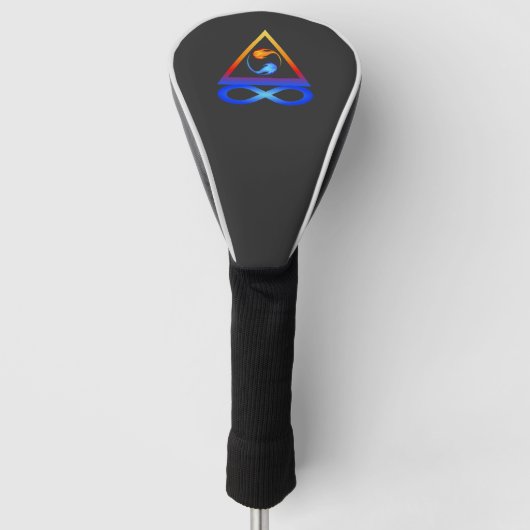 Zwillingsflame Symbol- Golf Headcover (Vorderseite)